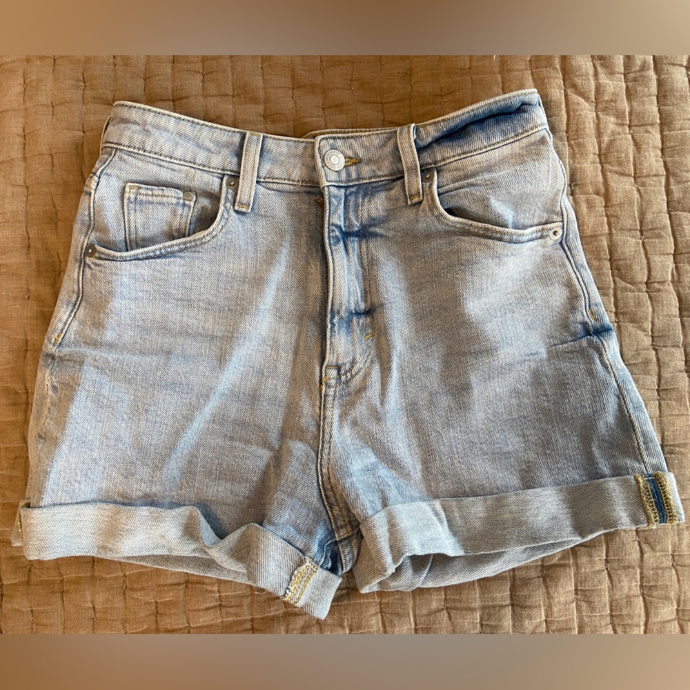 H&M High waisted jean shorts